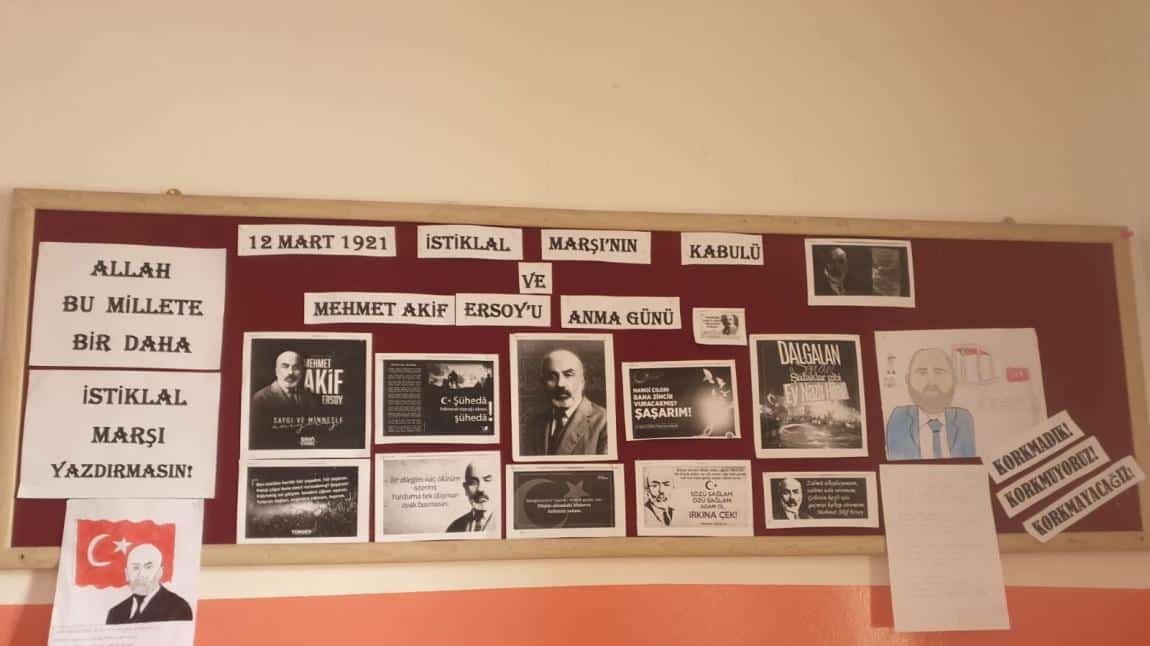 12 Mart İstiklal Marşı'nın kabulü ve Mehmet Akif Ersoy'u Anma  Programı 